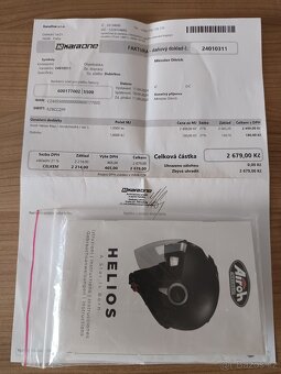 Prodám přílbu AIROH HELIOS MAP, nová - 10