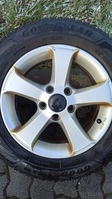 ALU kola VW 5x112 195/65 R15, zimní pneu Goodyear - 10