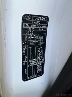 Ford Transit Custom 74kw vestavba L1H1 - 10