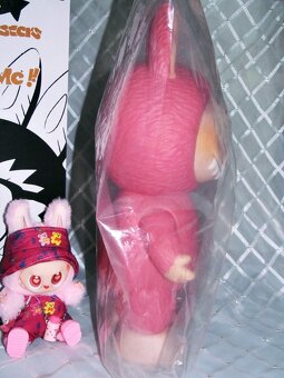 🎀LAFUFU STYL LABUBU , KLOUBOVÁ MAXI FIGURKA 38 cm PINK - 10