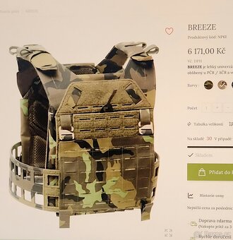 balistická neprůstřelná vesta vojenská ačr vz.95 taktická - 10