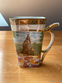 Sběratel nabízí staré lázeňské pohárky - 10