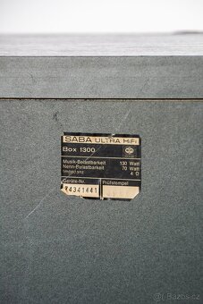 SABA Box 1300 / nejvyšší model / záruka - 10