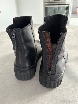 Kotníčkové kožené boty Marc O'Polo - 10