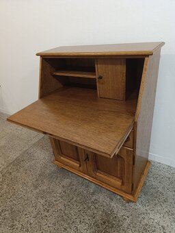 Rustikální sekretář, komoda, masív, Nábytek s příběhem - 10