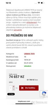 Urban TR70 - špalíkovač za traktor - 10