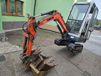 Minibagr Kubota Kx 36-2 najeto 4300mth 3x lžíce Rychloupínak - 10