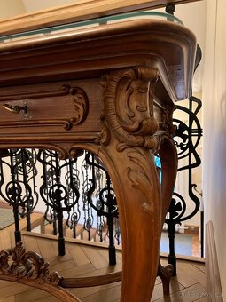 Starožitný dřevěný stůl - 10