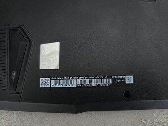 Herní notebook MSI Katana 17 - RTX 5070/32GB RAM/i7 - 10