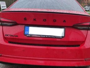 NAPIS SKODA ČERNY NAPIS LOGO ZNAK ŠKODA na kufor - 10