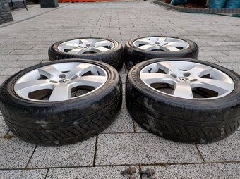 ALU kola Peugeot 17" vč. celoročních pneu a šroubů - 10