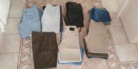 Prodám LEVNĚ džíny,plátěné kalhoty,kapsáče,džínové kraťasy - 10