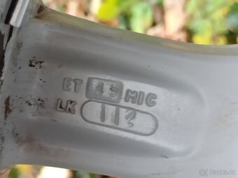 LETNÍ ALU kola 16“.. rozteč 5x112 .. ŠKODA OCTAVIA II, III. - 10