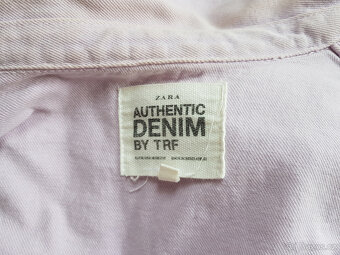 Světle fialová riflová bunda ZARA vel. M/L - 10