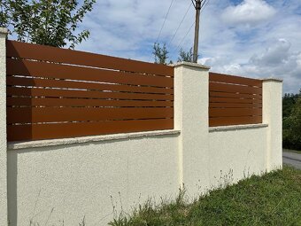 Hliníková prkna na plot - 10