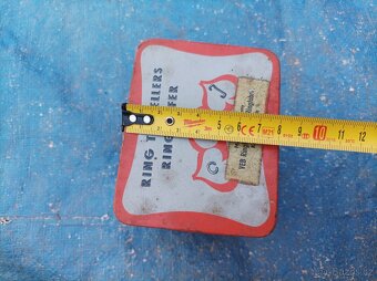 Stará plechová krabička na šperky - 10