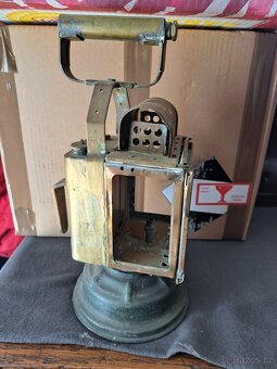 Stará karbidová lampa kolem roku 1900 - 10