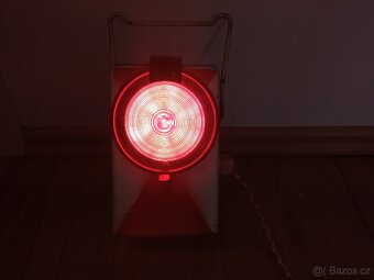 Retro ČSD nádražní lampa koncové světlo vlaku Kovo Věšín - 10