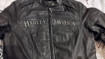 Harley Davidson dámská reflexní kožená bunda vel..S - 10