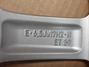 sada originálních alu AUDI 6,5x17" 5x112 ET39 R17 - 10