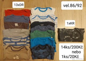 Kalhoty džíny mikina bunda body 86,92,104,ponožky,čepice,pun - 10