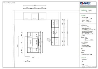 Expoziční kuchyňská linka Oresi, sleva 60% - 10