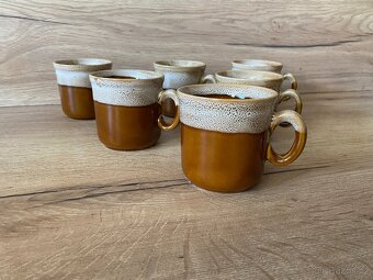 hren keramický hrnek hrneček sada hnědé hrnky - 10