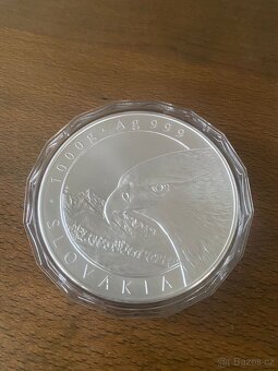 Strieborné kilogramové mince ČM - 10