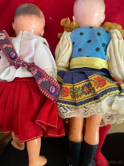 Panenky v kroji,výška cca 30cm - 10
