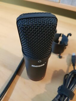 Mikrofon MOZOS s pop filtrem a stojanem - 10