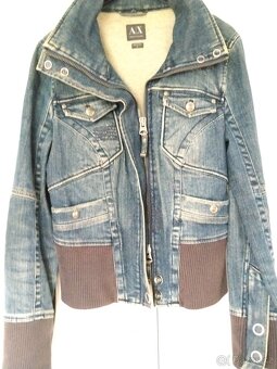 Dámská džínová bunda s podšívkou Armani Exchange - 10
