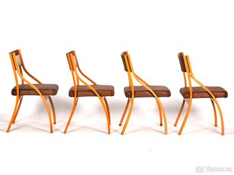 6x designové retro židle, návrh L.Volák, TOP stav. - 10