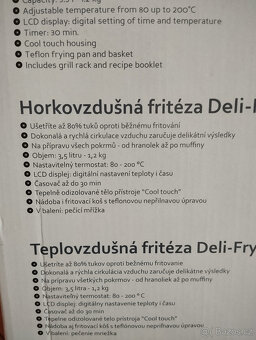 Horkovzdušná fritéza DOMO DO 509 FR Deli Fryer - 10