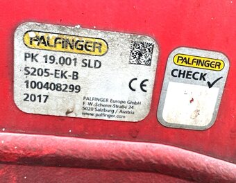 Hydraulická ruka PALFINGER PK 19.001 SLD 5 D, r.2017, rádio - 10