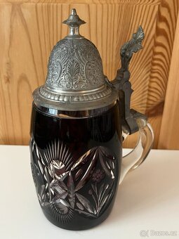 Starožitný pivní korbel - 10