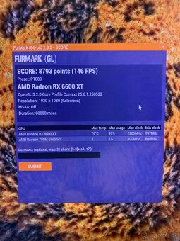 Mini Herní PC Ryzen 7 7840HS ES RX6600XT 32GB - 10