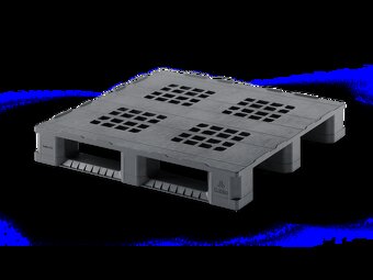 Pevnostní kontejnerové plastové palety ENDUR i7.2, 114x114 - 10