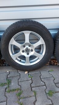 Alu kola 5x112 r16 zimní pneu vw passat cc b7 alltrack - 10