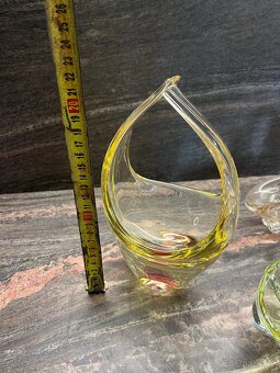 Skleněné košíky - hutní sklo - 10