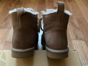 Pánské zimní kožené boty Weinbrenner s kožichem - č. 44 - 10