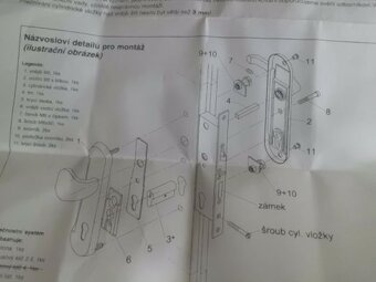Nový Samozamykací Bezpečnostní Zámek BERA 92 s Kováním a Fab - 10