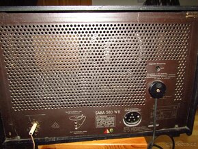 Staré rádio Saba 380 WK - 10
