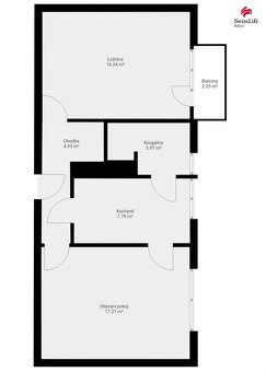 Pronájem bytu 2+1 50 m2 Kijevská, Svitavy - 10