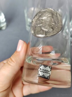 Krásná sada sklenic z foukaného křišťálu od Nastal (Německo) - 10