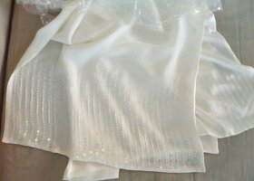 Saténové  baleríny - svatební vel. 41 - 10