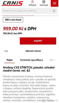 CXS stretch kraťasy modré - 10