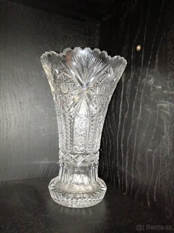 Starší skleněné misky nádoby vázy - 10