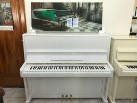 Bílé pianino Petrof 125 se zárukou, doprava zdarma, nový lak - 10