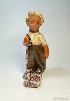 Keramické sošky - lyžiari - 10