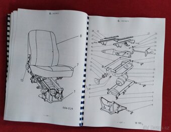 Katalog ND Liaz 151. 270 - 151.280 a převod. Praga 10P80.36 - 10
